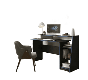 Escritorio gamer kratos azul Negro