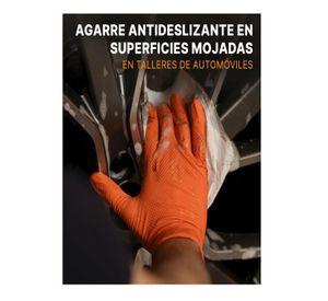 Guantes Naranjo Diamantado 8 5 Grs Pro Cleancarrier 50unds