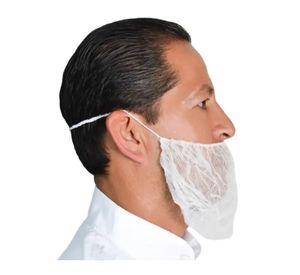 Cubre Barba Desechable Elastico Pack X 1000uni Tresor Blanco