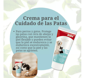 Balsamo Hidratante Patas Perros Gatos Bioline Paw Balm 50g