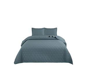 Cubrecama Verano Con Pompones 2 Plazas 230x250cm Premium TF