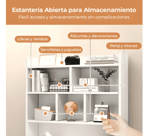 Escritorio con estanteria biblioteca 80*180 cm cajón oficina