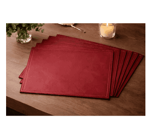 Individuales de mesa ecocuero rígido 40x30 CM pack set 6 #4