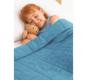 Manta de gravedad niños Celeste 2,3K 122x92 cm Manta de Peso GlowUp