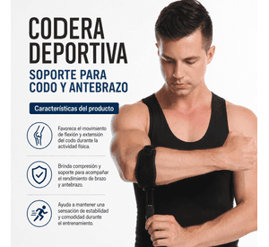 Banda Compresion Antebrazo Codo De Tenista Epicondilitis