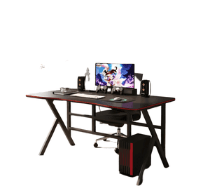 Escritorio gamer profesional /rojo chic home Negro