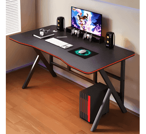 Escritorio gamer profesional /rojo chic home Negro