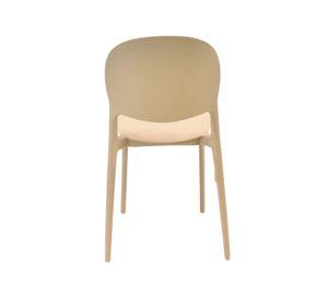 Silla Plástico Apilable Deco Sevilla Beige Escandinavia