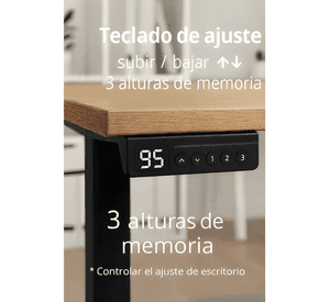 Escritorio altura ajustable eléctrico 140cm profesional #6