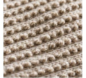 Set 2 Fundas de Cojín Tejido Waffle Natural Beige 45x45 cm Colección Portland Paja