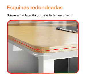 Any hogar escritorio pata metal oficina cajon 100x50x74.5cm