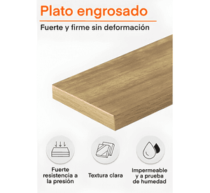 Any hogar escritorio pata metal oficina cajon 100x50x74.5cm