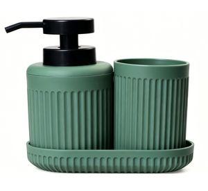 Accesorio baño verde 3 Piezas