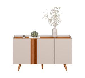 Buffet Capri off white freijo 2 repisas 77.2x136x39.3 cm