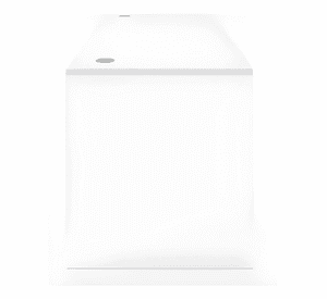 Mesa oficina escritorio melamina 150x70 form Blanco
