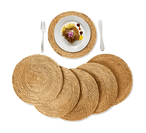 Set 6 individuales mantel fibra natural yute 35 CM 6 pack