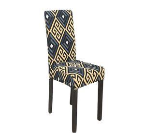 SET DE 6 FUNDAS DE SILLA ELASTICADAS CON DISEÑO ESTAMPADO F19