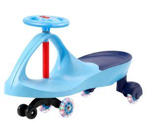 Auto a pedales  Swing car auto giratorio azul con luces