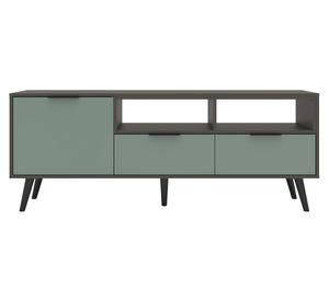 Rack TV 65" Lisboa grafito/verde