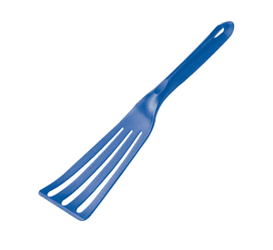 Espátula Ranurada Slim Azul 30cms