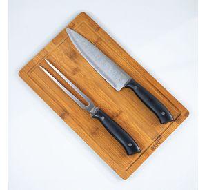 Carving Set + Tabla Bamboo Wayu