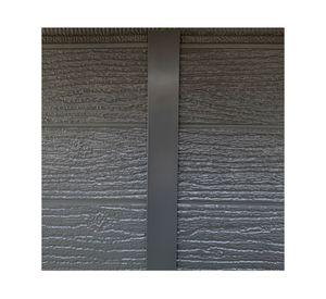 Perfil unión H metal Siding revestimiento exterior 295x5 cm 2 mm titanio