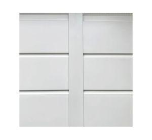 Perfil unión H metal Siding revestimiento exterior 295x5 cm 2 mm blanco