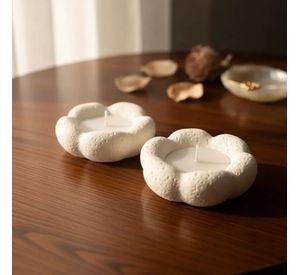 Set De 2 Velas Arom ticas Flor De N car