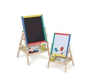 Pizarra Atril Para Niños 2 En 1 Doble Tiza Y Plumón Multicolor