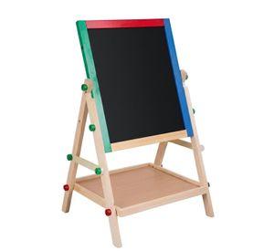 Pizarra Atril Para Niños 2 En 1 Doble Tiza Y Plumón Multicolor
