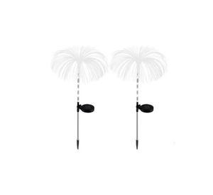 Pack 2 Estacas Solares Medusa Led RGB Decoracion Jardin Cálido