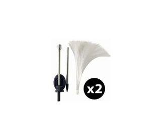 Pack 2 Estacas Solares Medusa Led RGB Decoracion Jardin Cálido