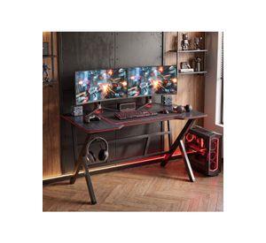 Escritorio Gamer Alessio Para Pc Con Estructura Metálica