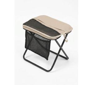 Taburete Plegable Con Bolsillo Lateral Y Material Duradero