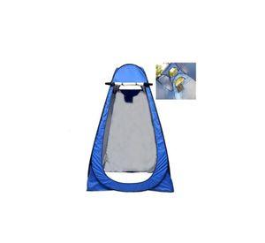 Carpa De Privacidad Pop Up Camping Ducha Vestidor Portatil Azul 120x190cm