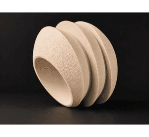 Macetero Decorativo Hogar- Forma Ovni 11 cm Beige
