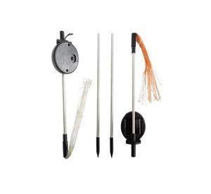 Pack 2 Luces Solares Led Exterior Fuego Artificial Jardín