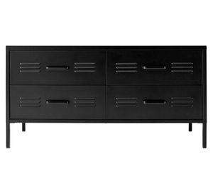 Arrimo medio Jack negro 59x40x116 cm