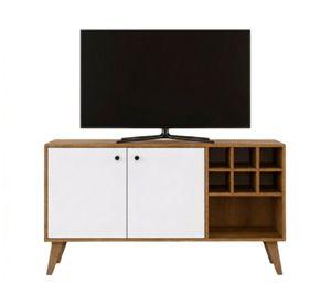Rack TV 55" Ibiza café/blanco