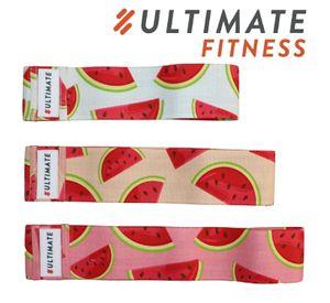 3 Hip Loop Watermelon-Banda Elástica Glute Limited