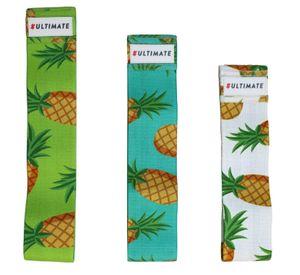 Pack 3 Hip Loop Pineapple – Banda Elástica Glute Limited Edition