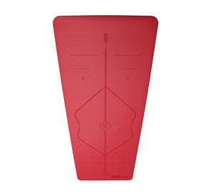 Mat de Yoga Premium PU Natural Rubber 5 mm Rojo