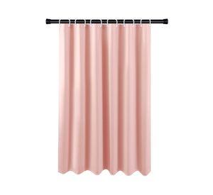 Cortina baño Look lino rosado 180x180 cm