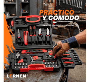 Set 145 Herramientas Manuales Multipropósito LERNEN