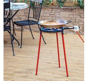 Set Paellero Completo Paellera 46 cm Quemador 40 cm La Valenciana