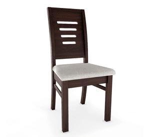 Juego de Comedor Roma 6 Sillas Chocolate Mesa Rectangular Madera