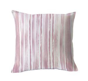 FUNDA COJÍN ALGODÓN TRAMA LINEAL PALO DE ROSA 45X45