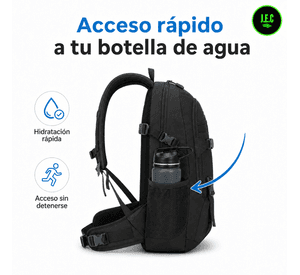 Mochila de Trekking 55 Litros, Resistente y Ergonómica