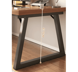 Escritorio pata metal oficina 100x60x75cm gruesa 30mm #5
