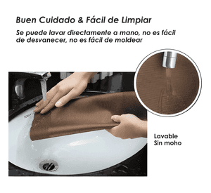 Set 6 individuales de mesa rectangular antideslizantes